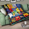 sesame street quilt blanket funny gift idea trmvb