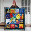sesame street quilt blanket funny gift idea ucfvm