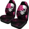 skull car seat covers pink flower skull car seat covers amazing gift ideas zwwwb