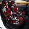 skull car seat covers rose and skull custom car seat covers us4x1