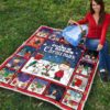 snoopy and charlie brown xmas quilt blanket gift idea hefkd