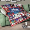 snoopy and charlie brown xmas quilt blanket gift idea rykd1