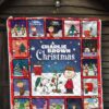 snoopy and charlie brown xmas quilt blanket gift idea ta1w8