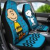 snoopy car seat covers charlie snoopy aqua blue color cartoon car seat covers jahp8