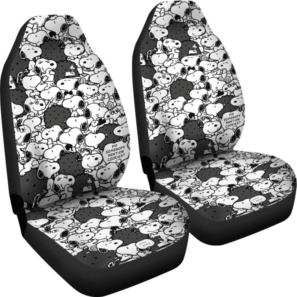 Snoopy Car Seat Covers | Snoopy Dog Animal Cartoon Car Seat Covers
