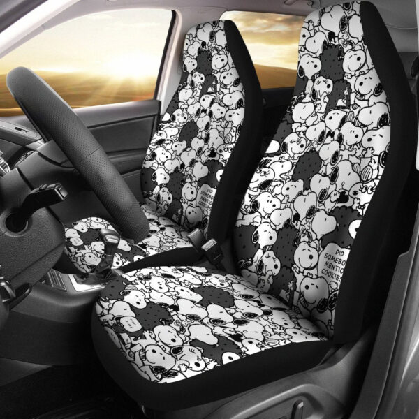 Snoopy Car Seat Covers | Snoopy Dog Animal Cartoon Car Seat Covers