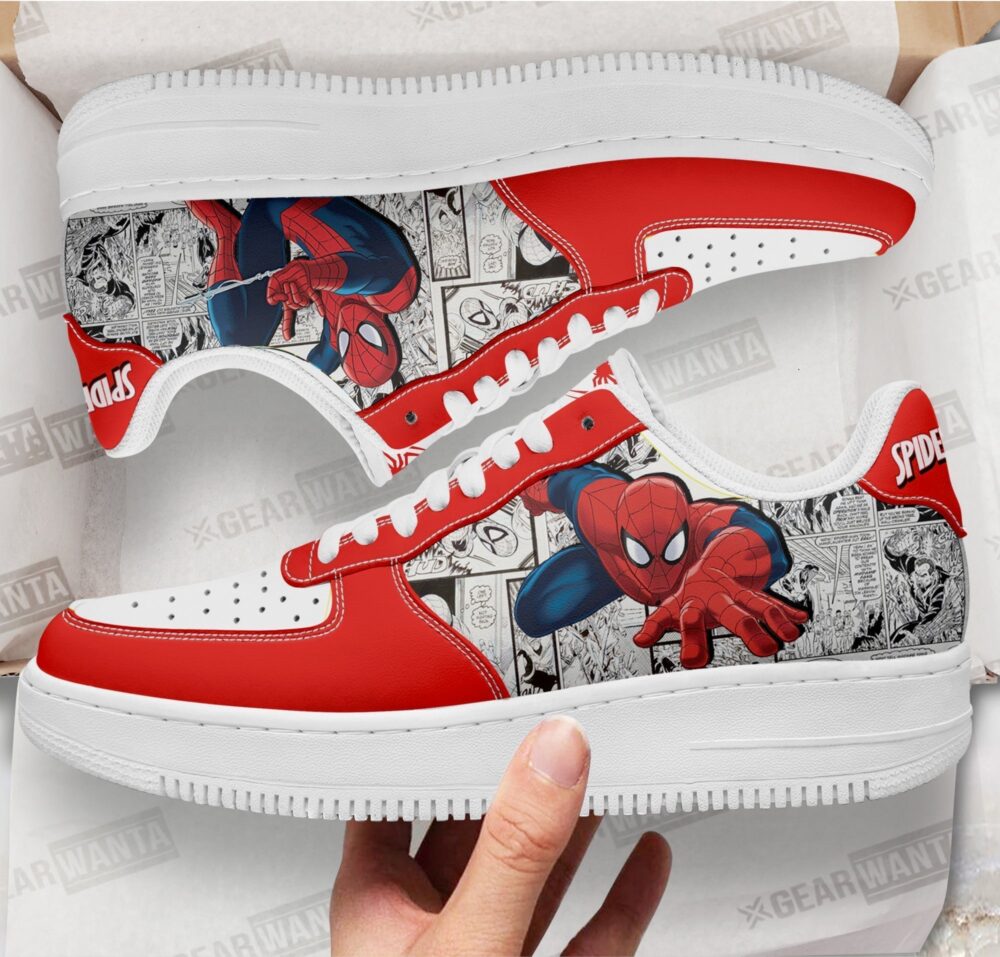 Spider-Man Sneakers Custom Comic Shoes