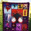 spider verse quilt blanket for spider man fan gift 5flgj