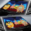 spongebob running vacation car sun shade custom car windshield accessories yyrbv