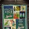 sprite quilt blanket funny gift for soft drink gift idea eb9d4