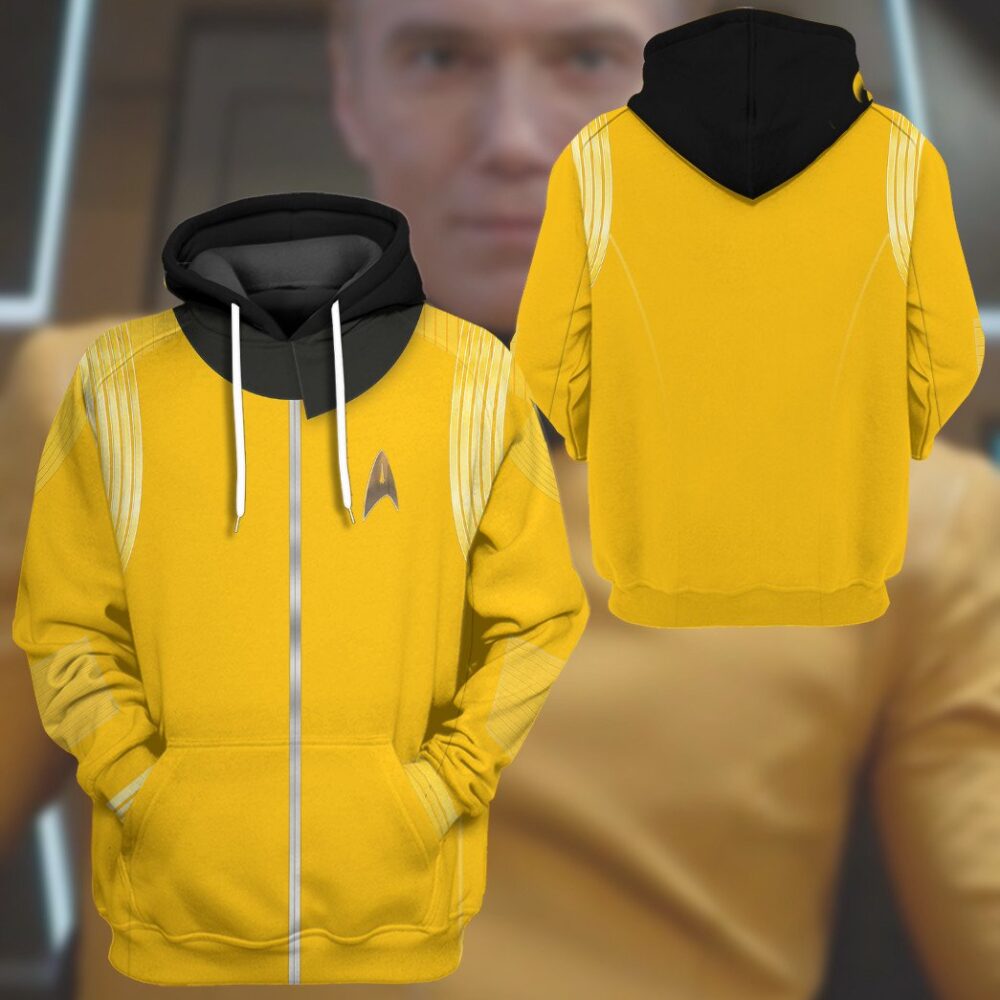 Star Trek Discovery Captain Christopher Pike Custom Hoodie Tshirt Apparle