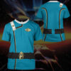 star trek ii vi wrath of khan starfleet kirk spock blue uniform custom hoodie tshirt apparel jxhyq