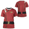 star trek ii vi wrath of khan starfleet kirk spock red uniform custom hoodie tshirt apparel 5deqw