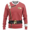 star trek ii vi wrath of khan starfleet kirk spock red uniform custom hoodie tshirt apparel ufxji