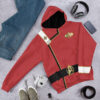 star trek ii vi wrath of khan starfleet kirk spock red uniform custom hoodie tshirt apparel wxcsc
