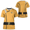 star trek ii vi wrath of khan starfleet kirk spock yellow uniform custom hoodie tshirt apparel e0am9