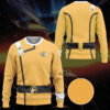 star trek ii vi wrath of khan starfleet kirk spock yellow uniform custom hoodie tshirt apparel kmuzi