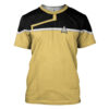 star trek lower decks yellow uniform custom hoodie tshirt apparel bwndx