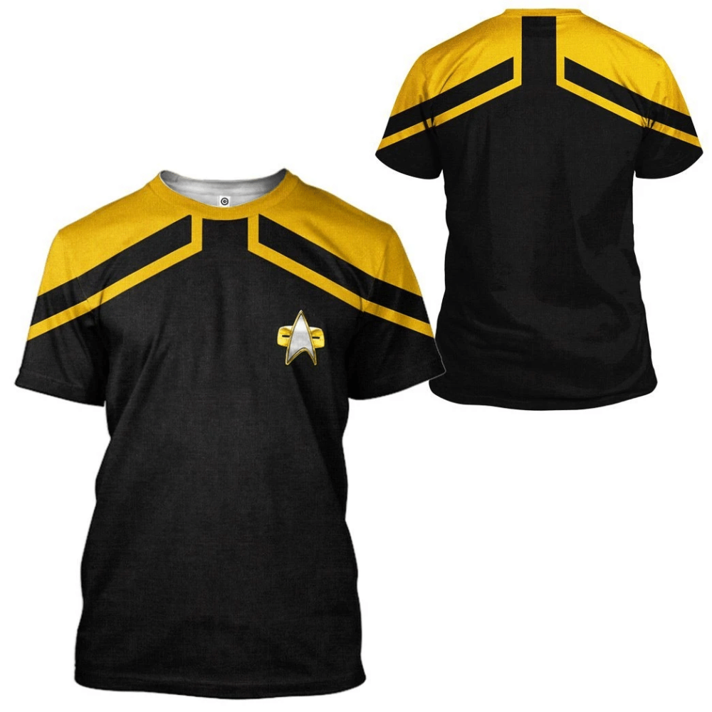 Star Trek Picard 2020 Present Yellow Tshirt Hoodie Apparel