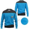 star trek the next generation 1987 1994 blue custom tshirt hoodie apparel nszi2