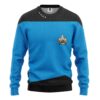 star trek the next generation 1987 1994 blue custom tshirt hoodie apparel wrcsh