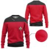 star trek the next generation 1987 1994 red custom tshirt hoodie apparel se0ni
