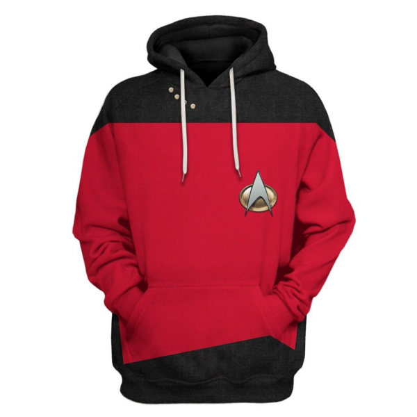 Star Trek The Next Generation 1987 1994 Red Custom Tshirt Hoodie Apparel