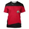 star trek the next generation 1987 1994 red custom tshirt hoodie apparel yw4y1