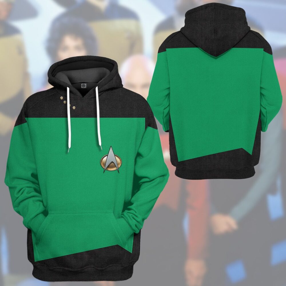 Star Trek The Next Generation 1987 1994 Saint Patrick Day Custom Tshirt Hoodie Apparel