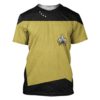 star trek the next generation 1987 1994 yellow custom tshirt hoodie apparel fa3se