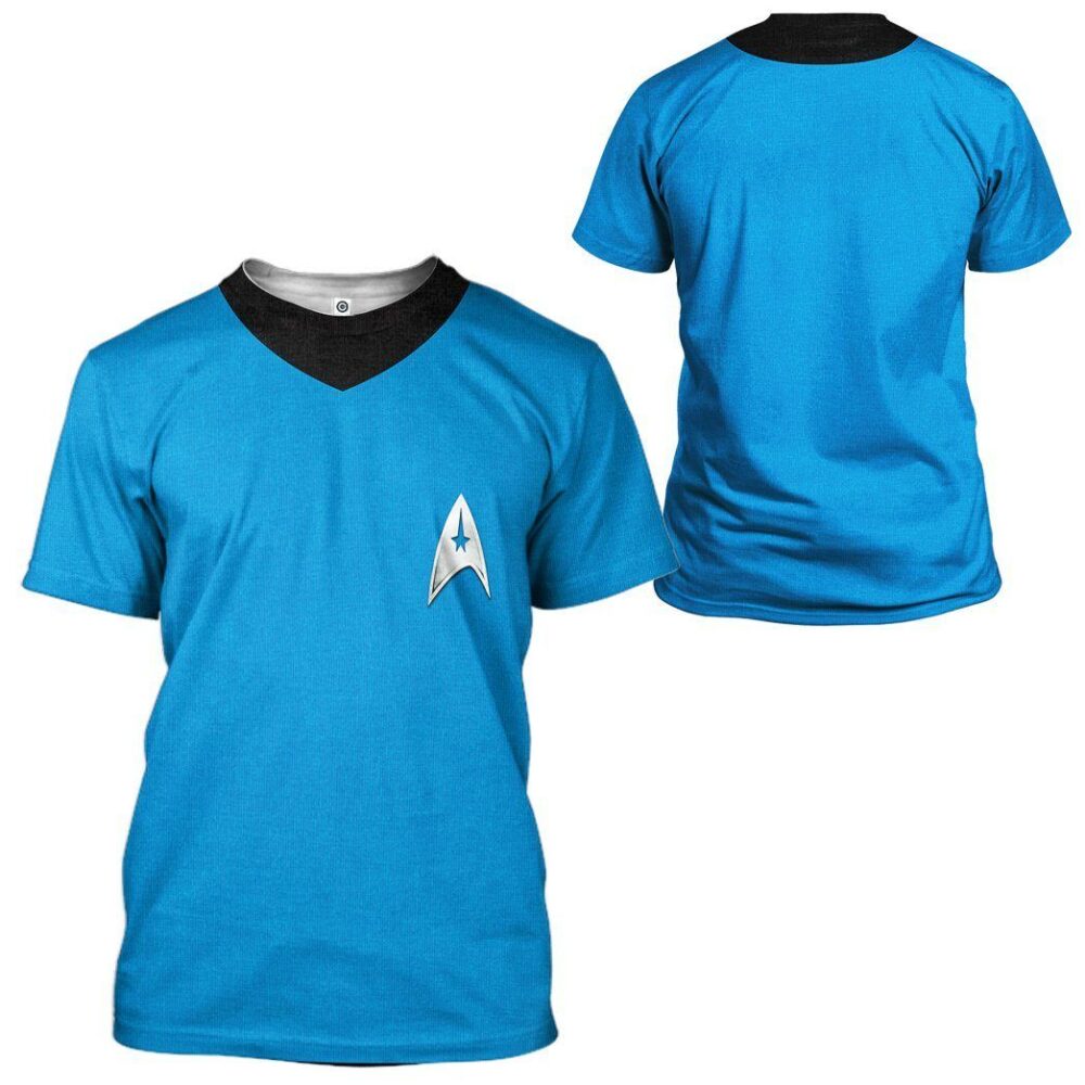 Star Trek The Original Series 1966 1969 Blue Custom Tshirt Hoodie Apparel