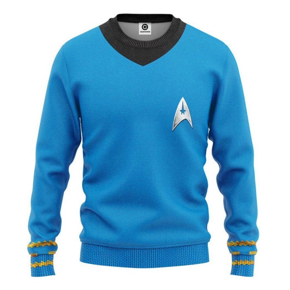 Star Trek The Original Series 1966 1969 Blue Custom Tshirt Hoodie Apparel