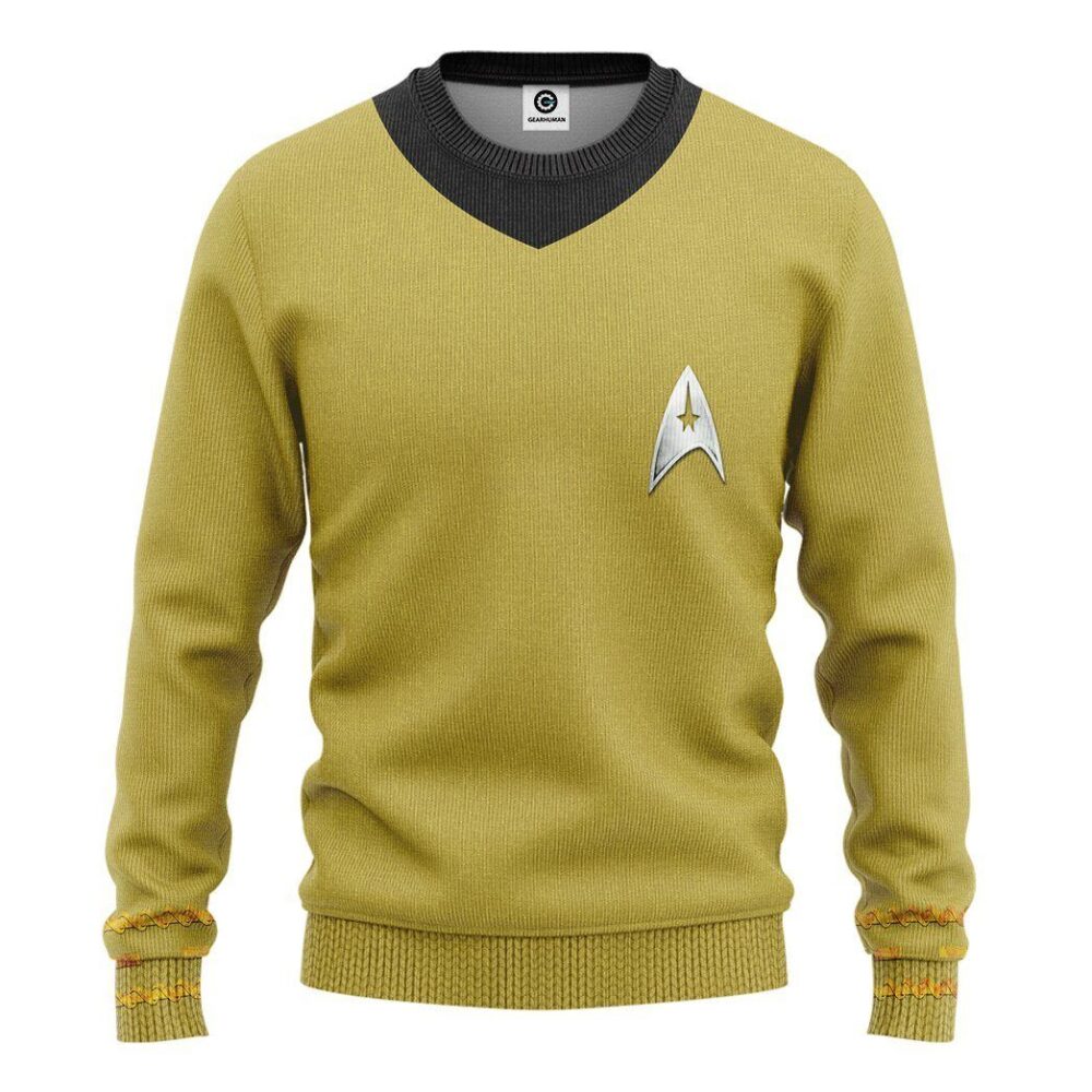 Star Trek The Original Series 1966 1969 Yellow Custom Tshirt Hoodie Apparel