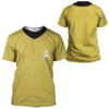 star trek the original series 1966 1969 yellow custom tshirt hoodie apparel zmdgd