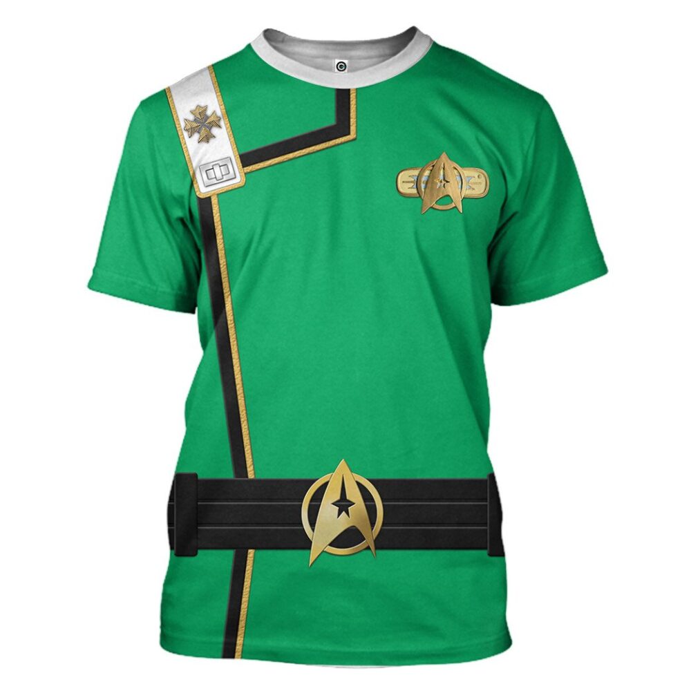 Star Trek Wrath of Khan Starfleet Red Uniform Custom St Patrick Day Tshirt Hoodie Apparel