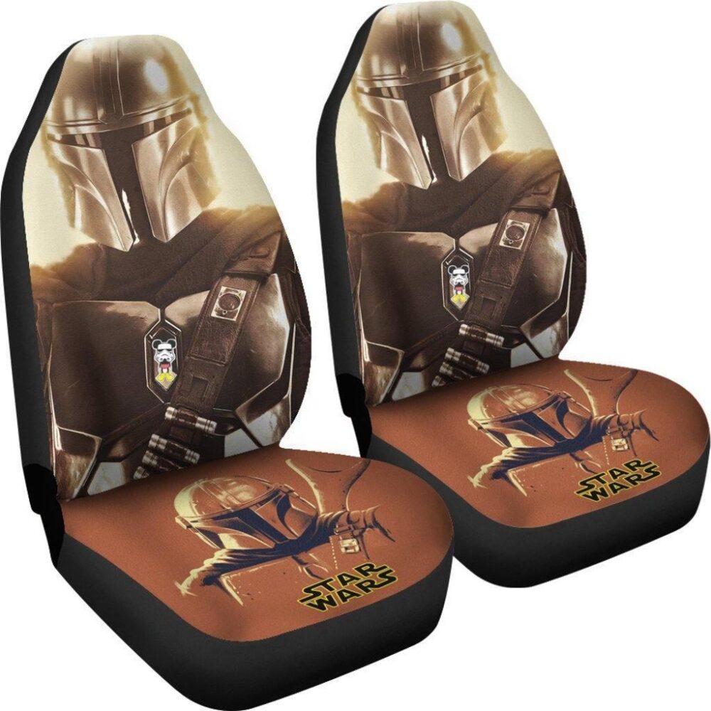 Star Wars Car Seat Covers | The Mandalorian Bounty Hunter Seat Covers SWCSC18