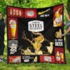 steel reserve quilt blanket all i need is beer gift idea kbf9q