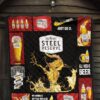 steel reserve quilt blanket all i need is beer gift idea mv1xv