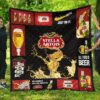 stella artois quilt blanket all i need is beer gift idea m28m4