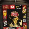 stella artois quilt blanket all i need is beer gift idea nhn7g