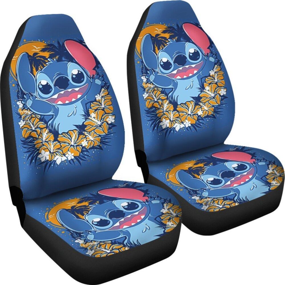 Stitch Cute Car Seat Covers DN Cartoon Fan Gift SDCSC23