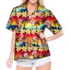 strawberry shortcake custard 71 custom hawaii shirt tropical hawaiian shirt for women men cartoon button up shirts bdc0s