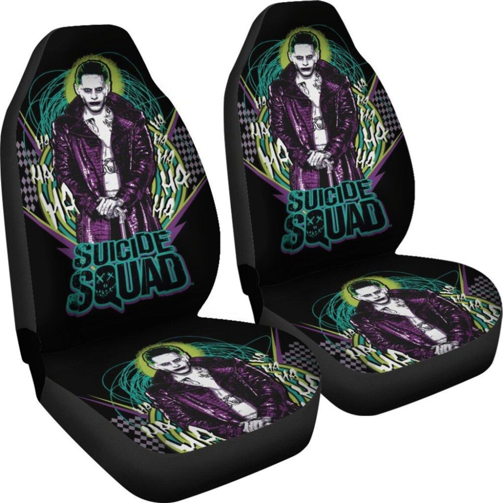 Suicide Squad Car Seat Covers Joker Villains Movie Fan Gift