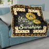 sunflower you are my sunshine quilt blanket gift idea cn5ps