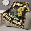 sunflower you are my sunshine quilt blanket gift idea jucsc