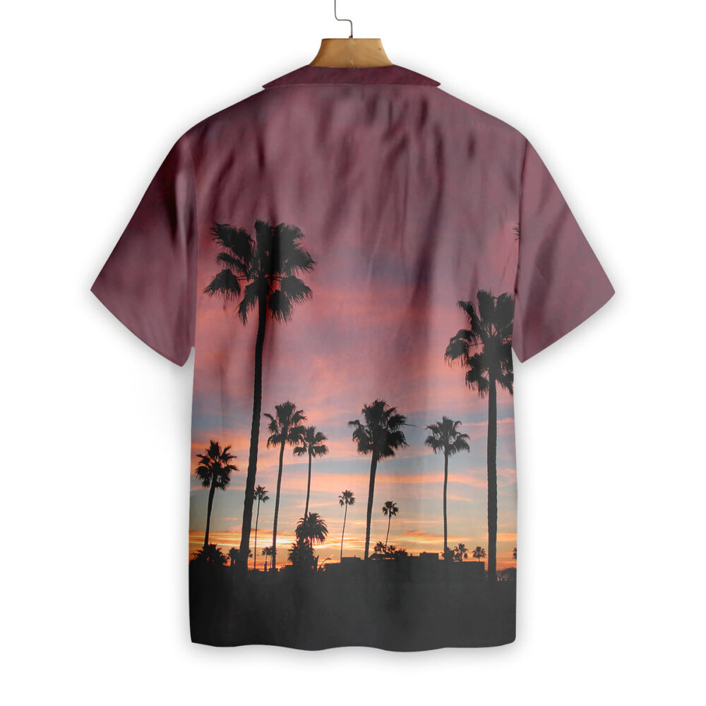 Sunset Venice Beach Custom Hawaii Shirt | Hawaiian Shirt For Women Men