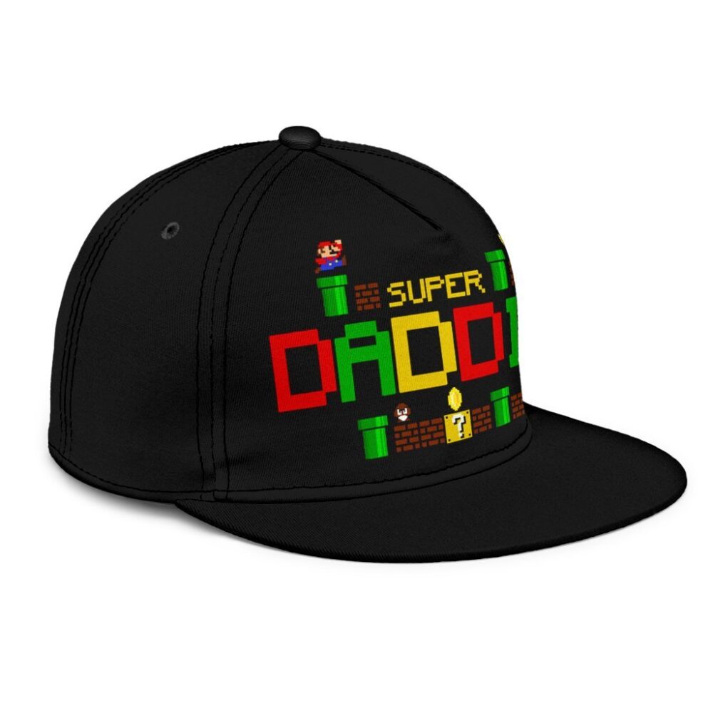 Super Daddio Snapback Hat Funny Super Mario Gift Idea