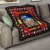 super mario quilt blanket funny gift idea for video game fan 23ozw
