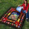 super mario quilt blanket funny gift idea for video game fan 7eumu