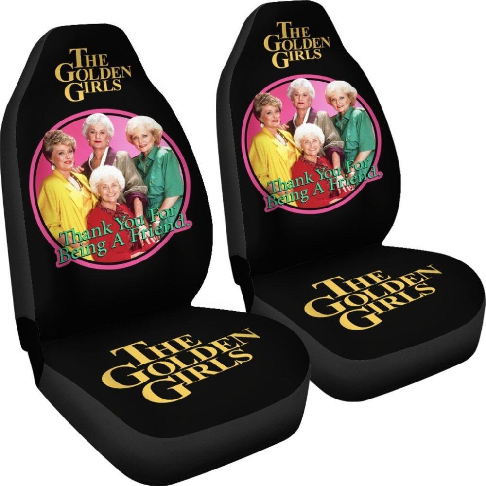 The Golden Girls Car Seat Covers | Golden Girls TV Show Car Cover Circle Friend GGCSC19